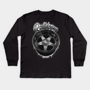 Wheel - Rotiform ROC - CarCorner Kids Long Sleeve T-Shirt